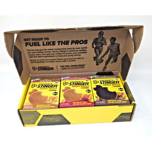 NEW Honey Stinger Organic Peanut Butter Energy Waffle Variety Pack 6 Pack Each